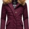 Marikoo Parkas Winterparka Karmaa Dames Bordeaux