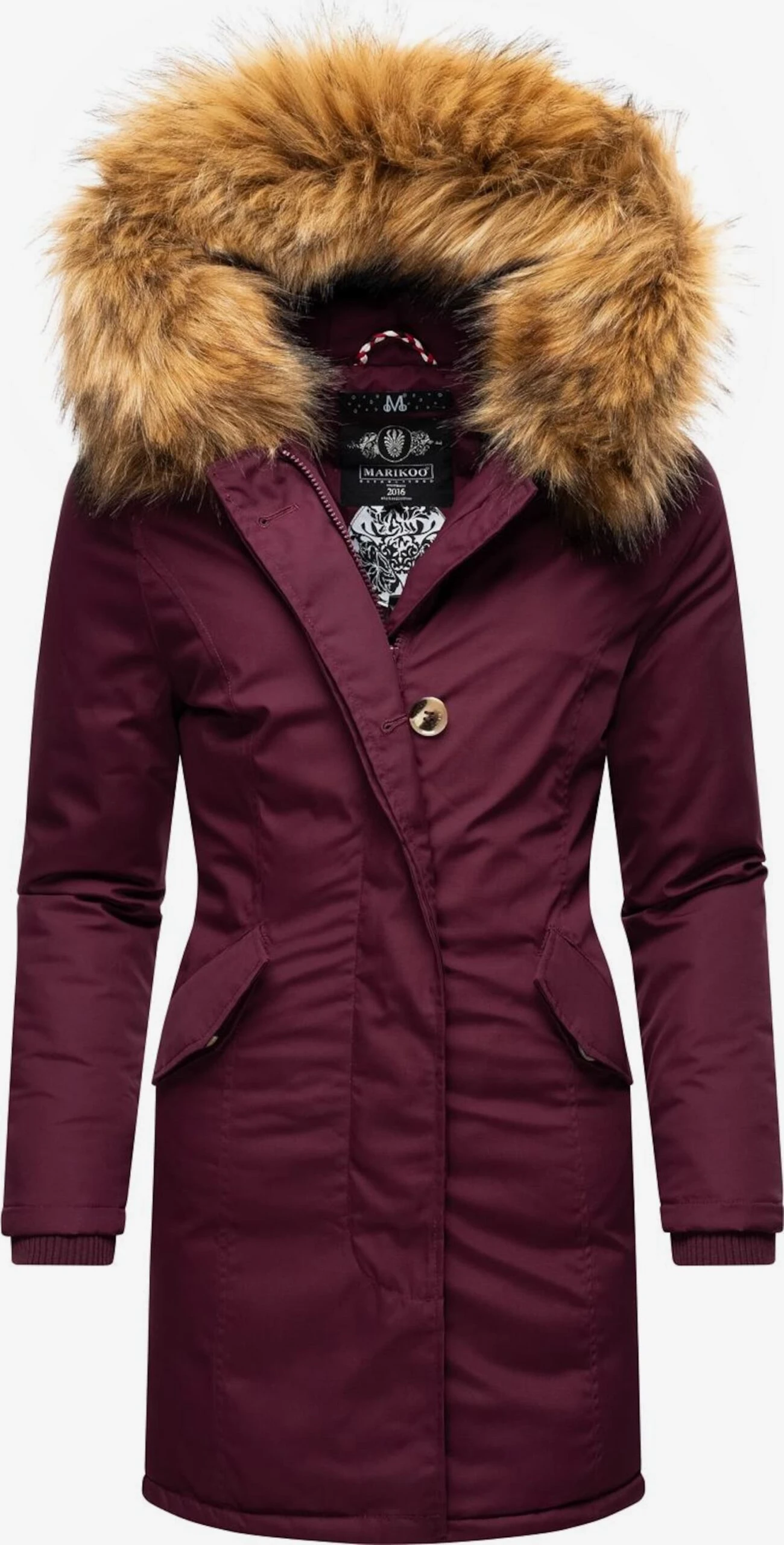 Marikoo Parkas Winterparka Karmaa Dames Bordeaux 1 Marikoo Parkas Winterparka Karmaa Dames Bordeaux