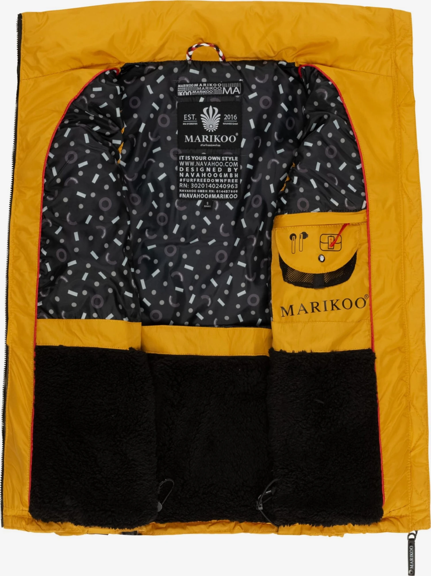 Marikoo Bodywarmers Bodywarmer Eisflöckchen Dames Geel 5 Marikoo Bodywarmers Bodywarmer Eisflöckchen Dames Geel - Afbeelding 5