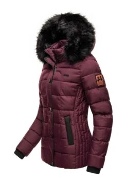 Marikoo Unique - Winterjas - Dark Red Melange -Marikoo Verkoopwinkel d572b3e63a9c47478abb468b036ff6b6
