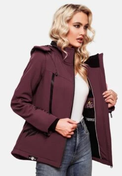 Marikoo Winterjassen Winterjas Dames Bordeaux -Marikoo Verkoopwinkel d6d43ce8d07f45bde60cabef8862439f