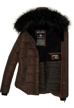 Marikoo Lotusblüte - Winterjas - Dark Choco -Marikoo Verkoopwinkel dc8bb9ebd75a4c189c857f826c2d4930