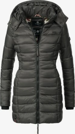 Marikoo Korte Mantels Wintermantel Abendsternchen Dames Antraciet