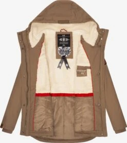 Marikoo Winterjassen Winterjas Bikoo Dames Lichtbruin -Marikoo Verkoopwinkel df8553c7e4f6b1819e424d7b90cfc2ee