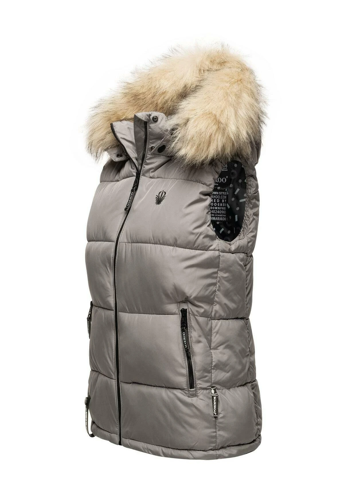 Marikoo Bodywarmer - Grey 2 Marikoo Bodywarmer - Grey - Afbeelding 2