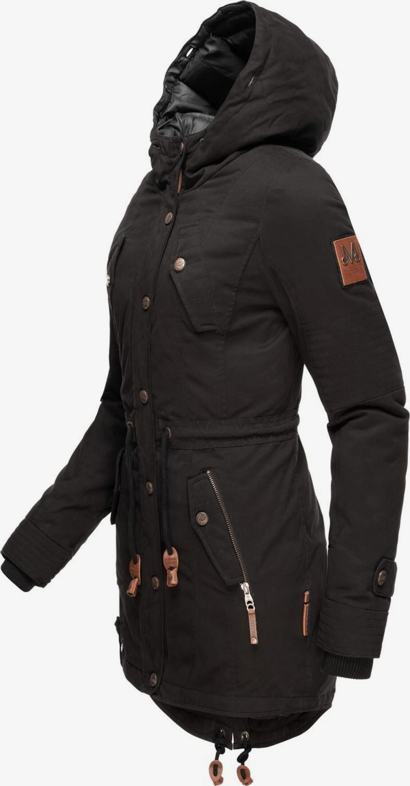 Marikoo Parkas Winterparka La Viva Dames Zwart 4 Marikoo Parkas Winterparka La Viva Dames Zwart - Afbeelding 4