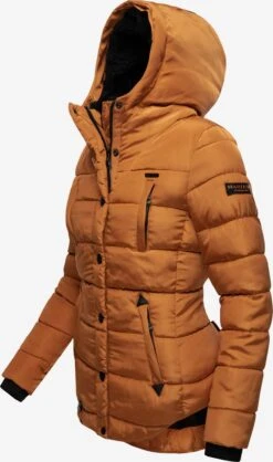 Marikoo Winterjassen Winterjas Lotusblüte Dames Cognac -Marikoo Verkoopwinkel ed96b476d3181409b7c9c41931babca3