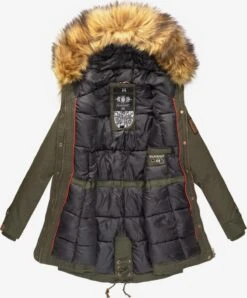 Marikoo Parkas Winterparka Dames Kaki -Marikoo Verkoopwinkel eda16c5591ffe5b3fd8db2ad20161e88