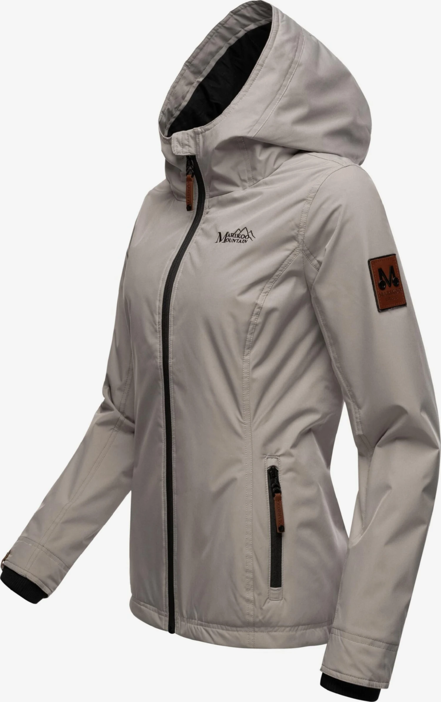 Marikoo Tussenjassen Tussenjas Brombeere Dames Taupe 2 Marikoo Tussenjassen Tussenjas Brombeere Dames Taupe - Afbeelding 2