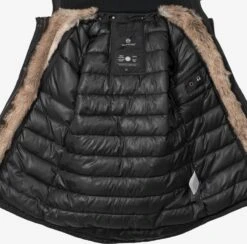 Marikoo Parkas Winterparka Grinsekatze Dames Zwart -Marikoo Verkoopwinkel f37188c8ef3a68b98766fd2ce97b97db