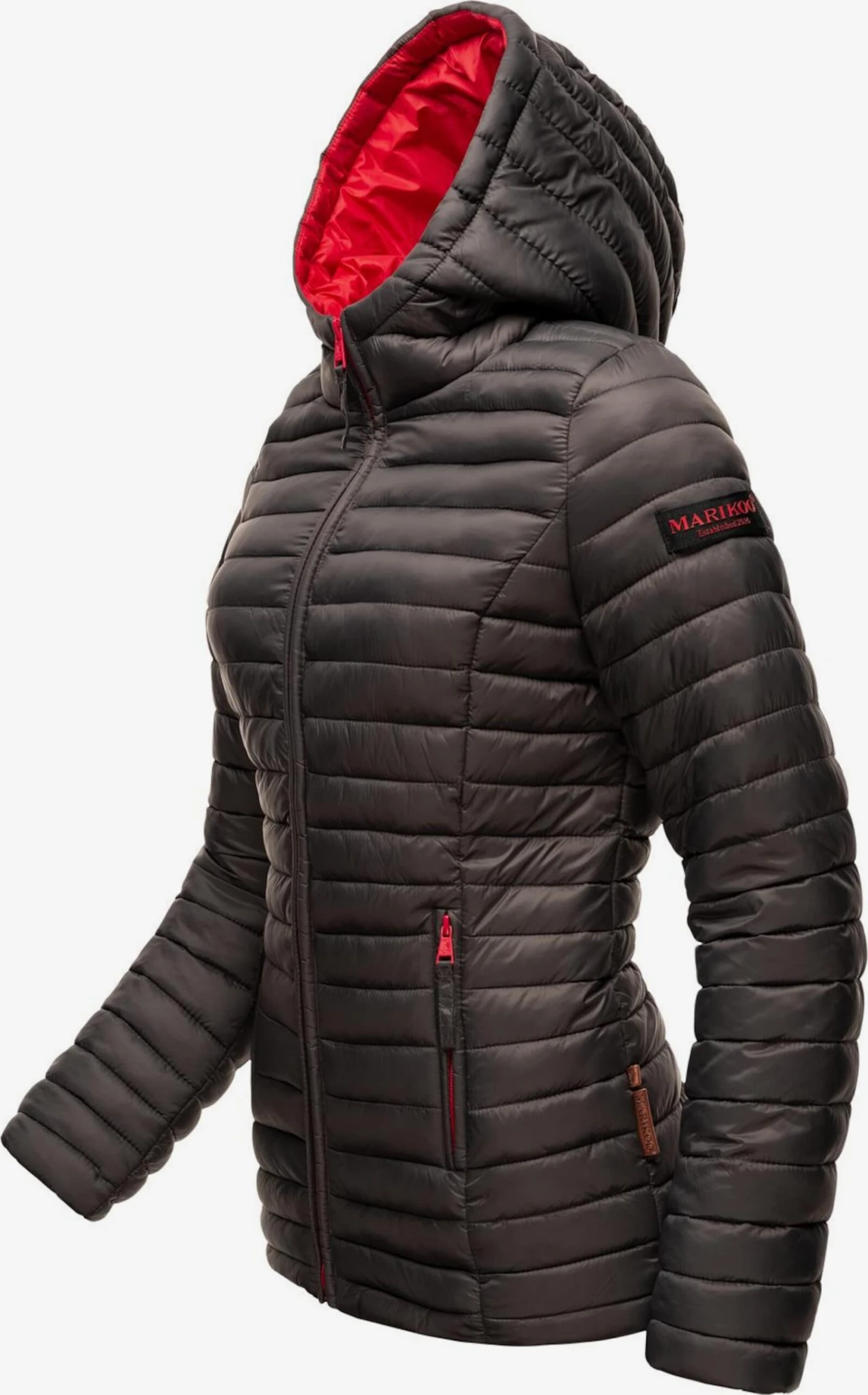 Marikoo Tussenjassen Tussenjas Asraa Dames Antraciet 2 Marikoo Tussenjassen Tussenjas Asraa Dames Antraciet - Afbeelding 2