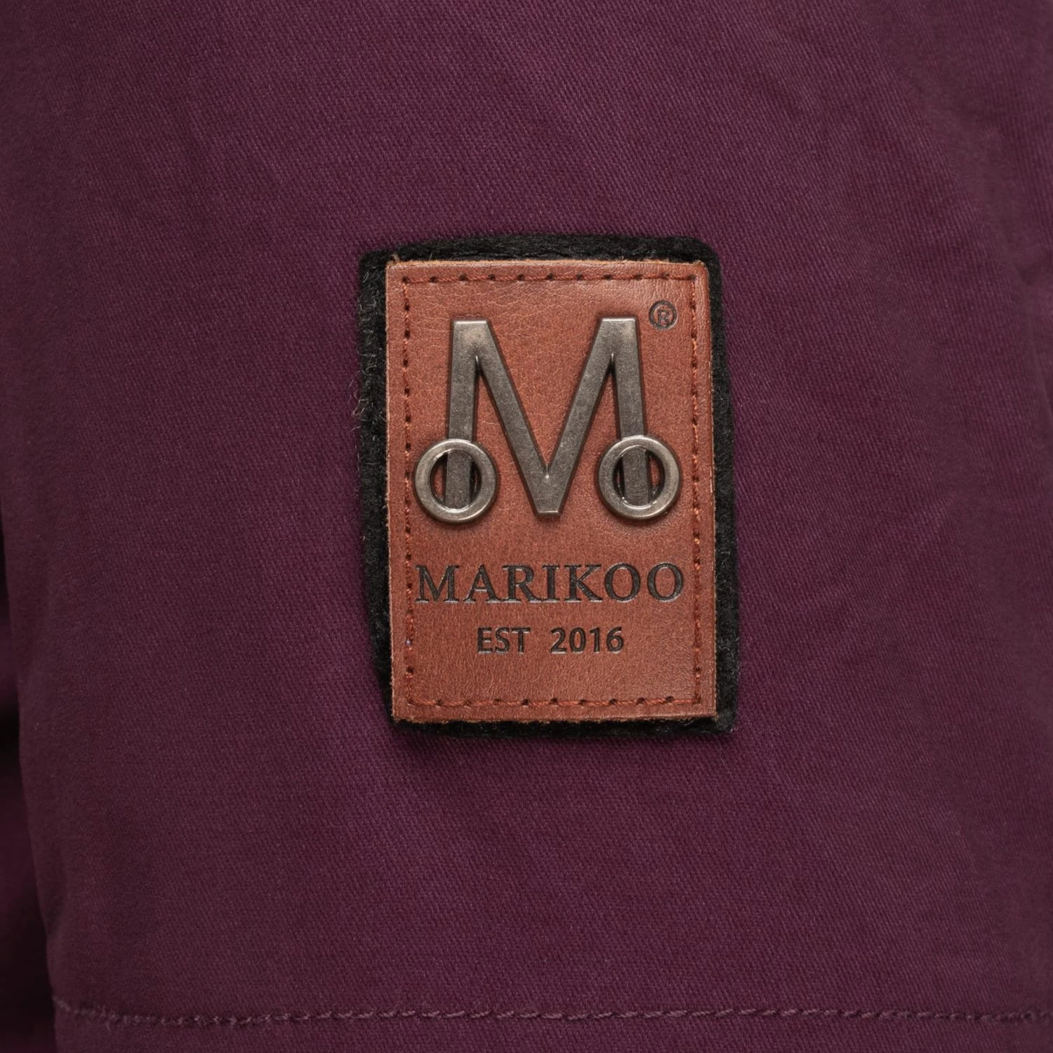 Marikoo Parkas Winterparka Dames Wijnrood 6 Marikoo Parkas Winterparka Dames Wijnrood - Afbeelding 6